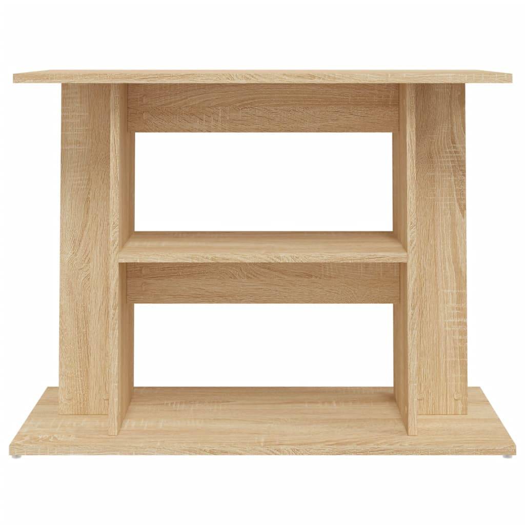 vidaXL Aquariumständer Sonoma-Eiche 80x35x60 cm Holzwerkstoff
