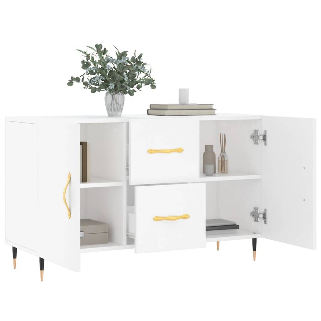 vidaXL Sideboard Weiß 100x36x60 cm Holzwerkstoff