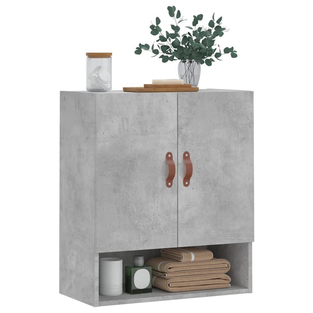 vidaXL Wandschrank Betongrau 60x31x70 cm Holzwerkstoff