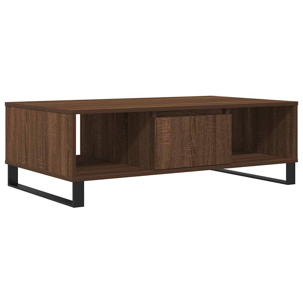 vidaXL Couchtisch Braun Eichen-Optik 104x60x35 cm Holzwerkstoff