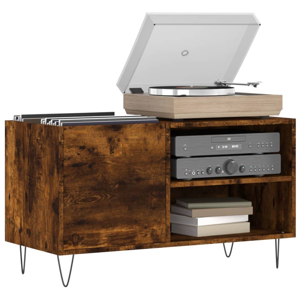 vidaXL Plattenschrank Räuchereiche 85x38x48 cm Holzwerkstoff