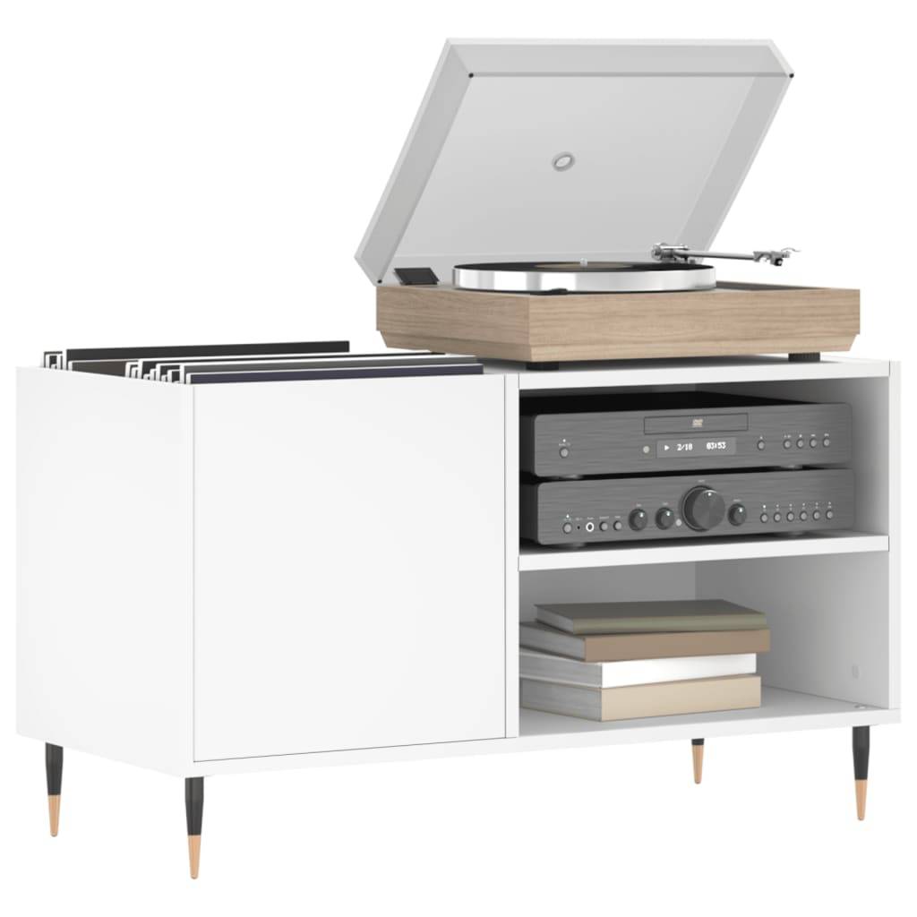 vidaXL Plattenschrank Weiß 85x38x48 cm Holzwerkstoff