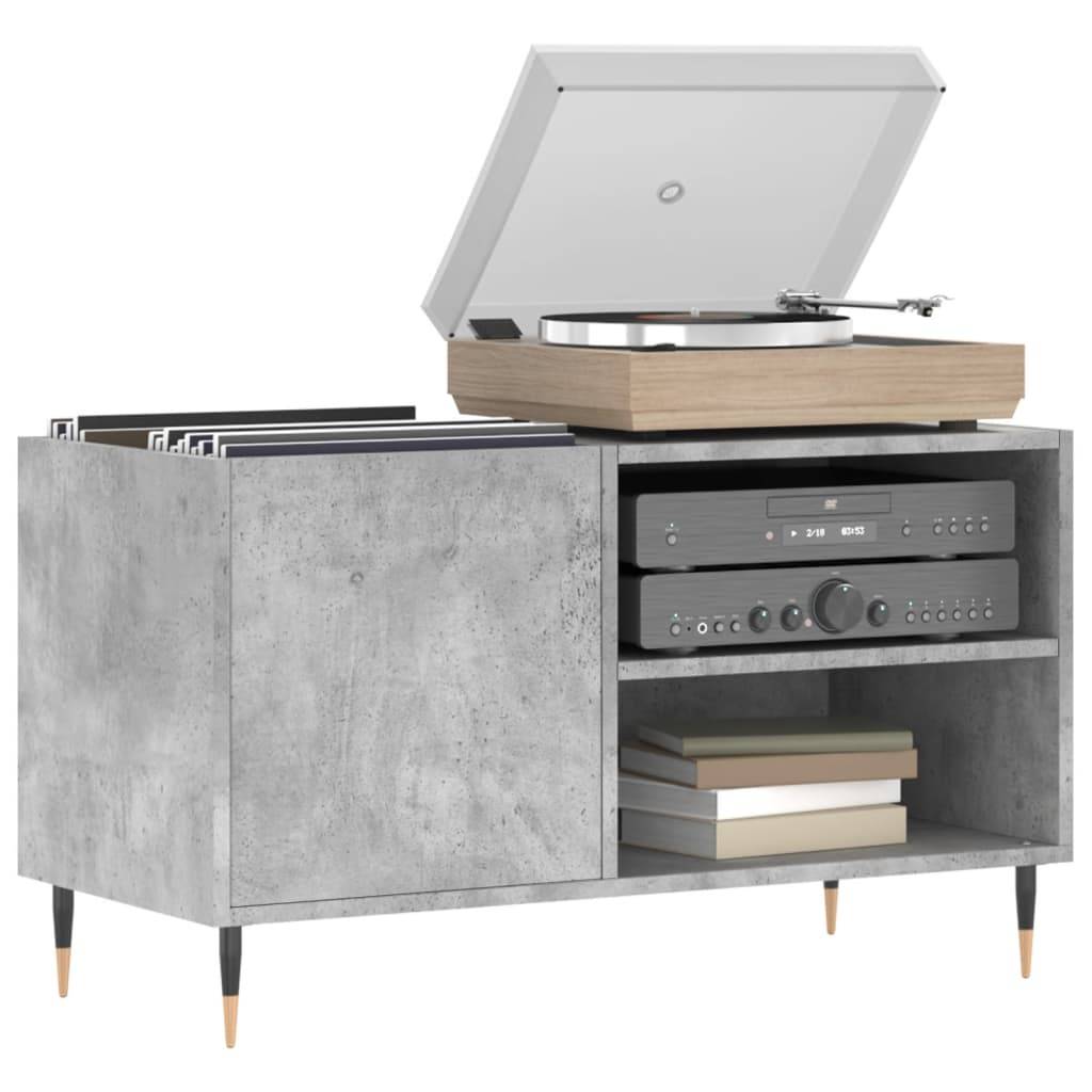 vidaXL Plattenschrank Betongrau 85x38x48 cm Holzwerkstoff