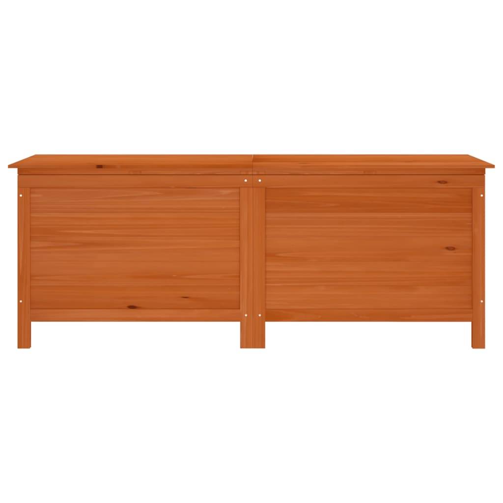 vidaXL Gartentruhe Braun 150x50x56,5 cm Massivholz Tanne
