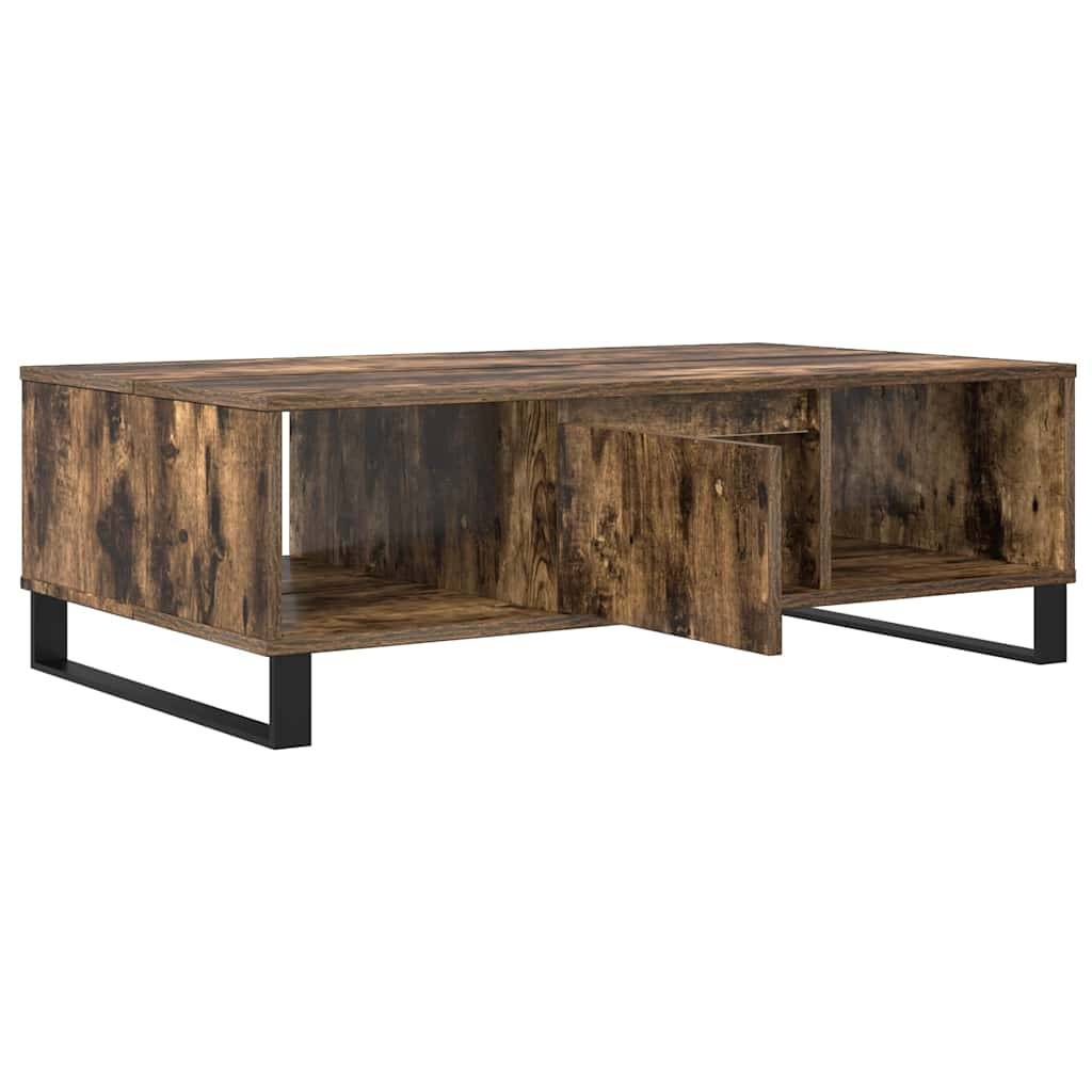 vidaXL Couchtisch Räuchereiche 104x60x35 cm Holzwerkstoff