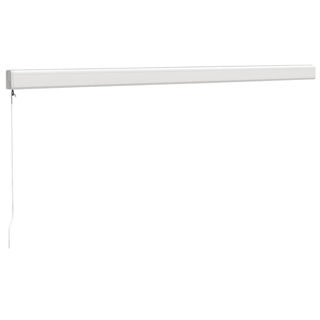 vidaXL Markise Einziehbar Blau und Weiß 4x3 m Stoff und Aluminium