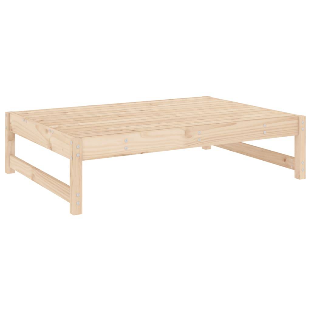 vidaXL Gartenhocker 120x80 cm Massivholz Kiefer