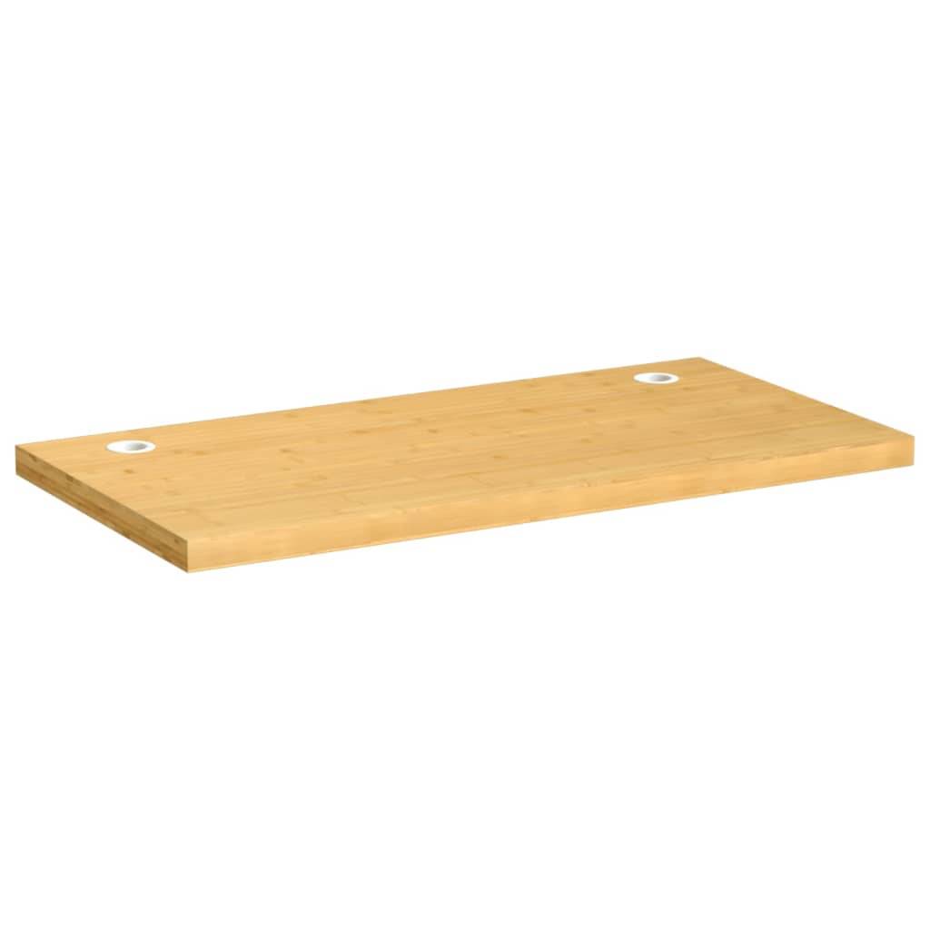 vidaXL Schreibtischplatte 100x50x4 cm Bambus