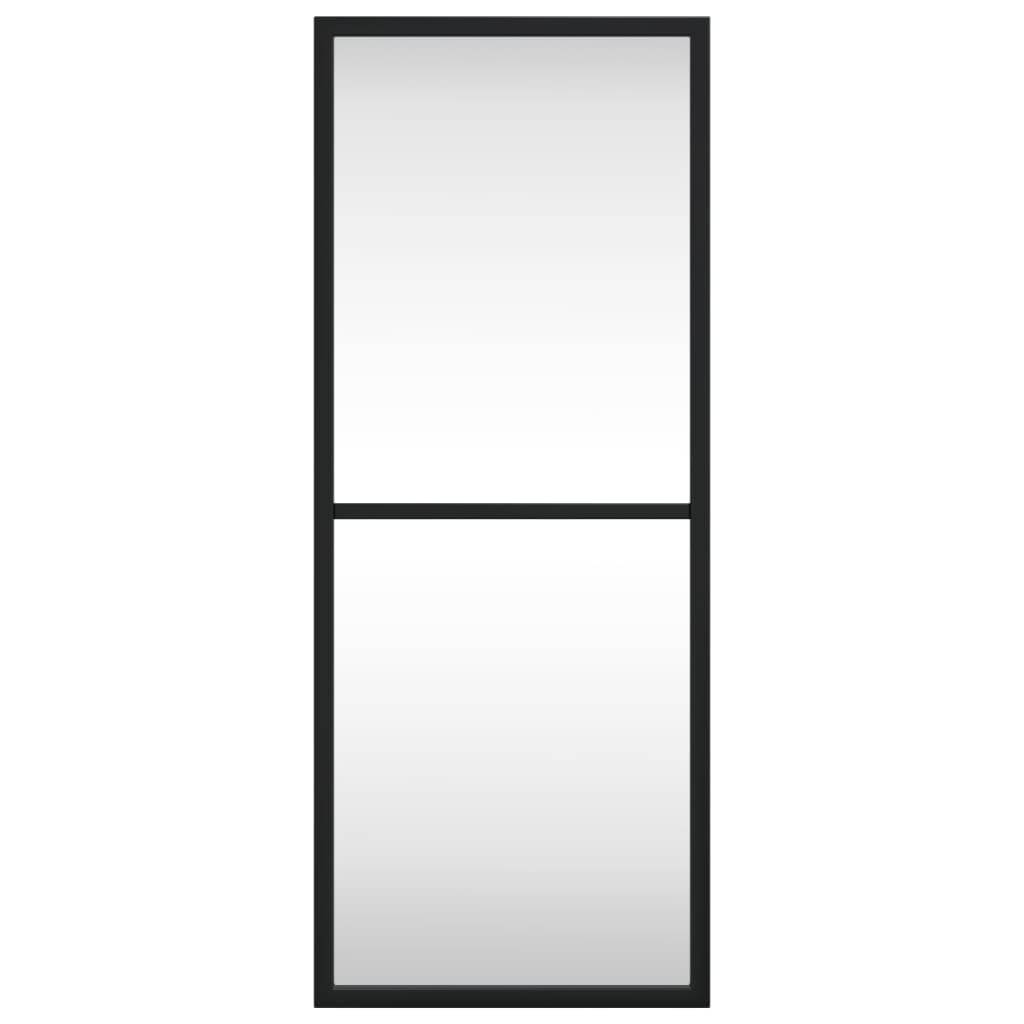 vidaXL Wandspiegel Schwarz 20x50 cm Rechteckig Eisen