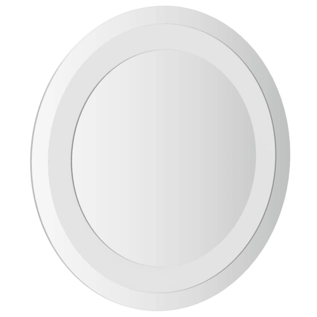 vidaXL LED-Badspiegel 30 cm Rund