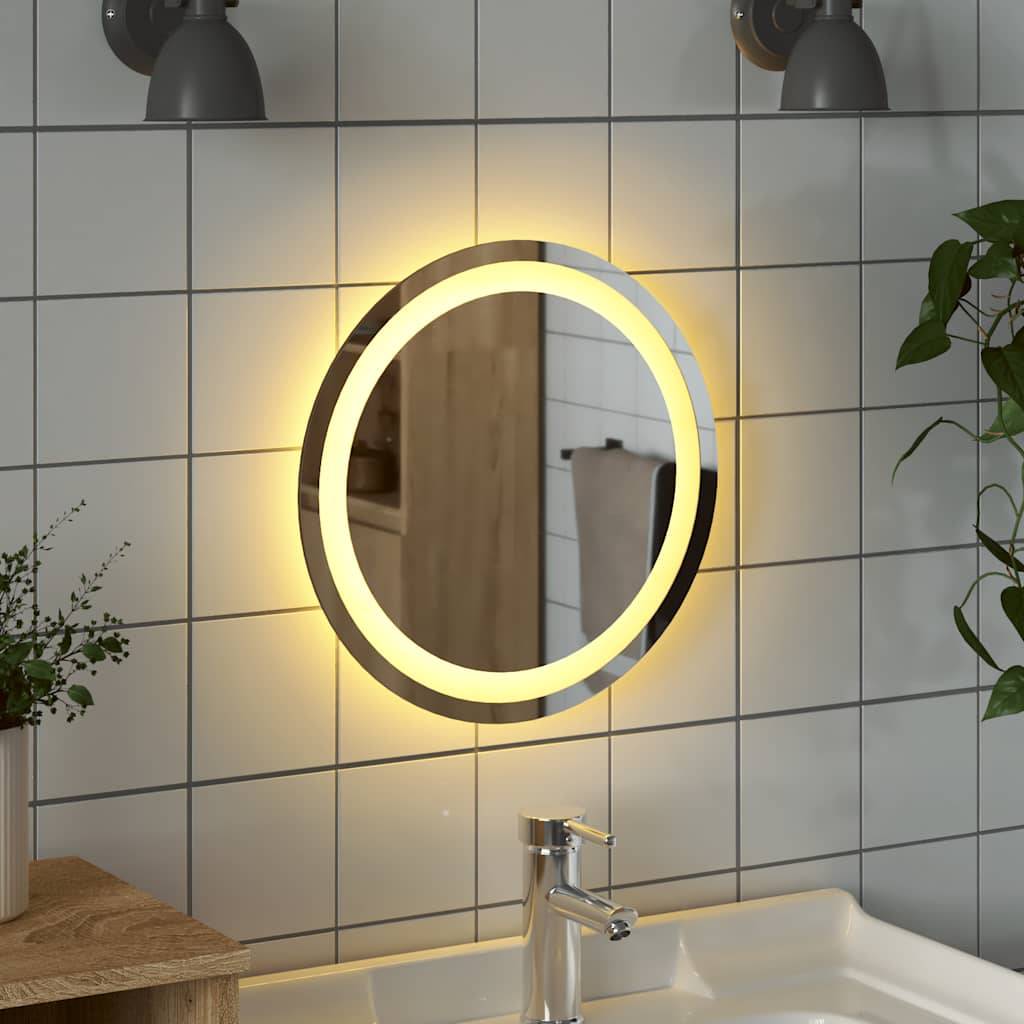 vidaXL LED-Badspiegel 40 cm Rund