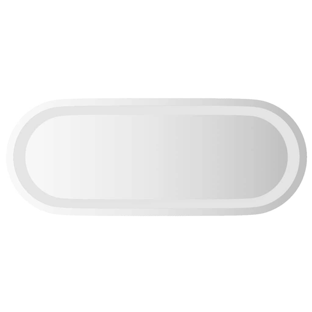 vidaXL LED-Badspiegel 50x20 cm Oval