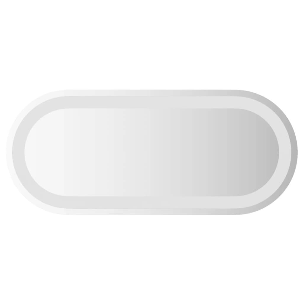 vidaXL LED-Badspiegel 60x25 cm Oval