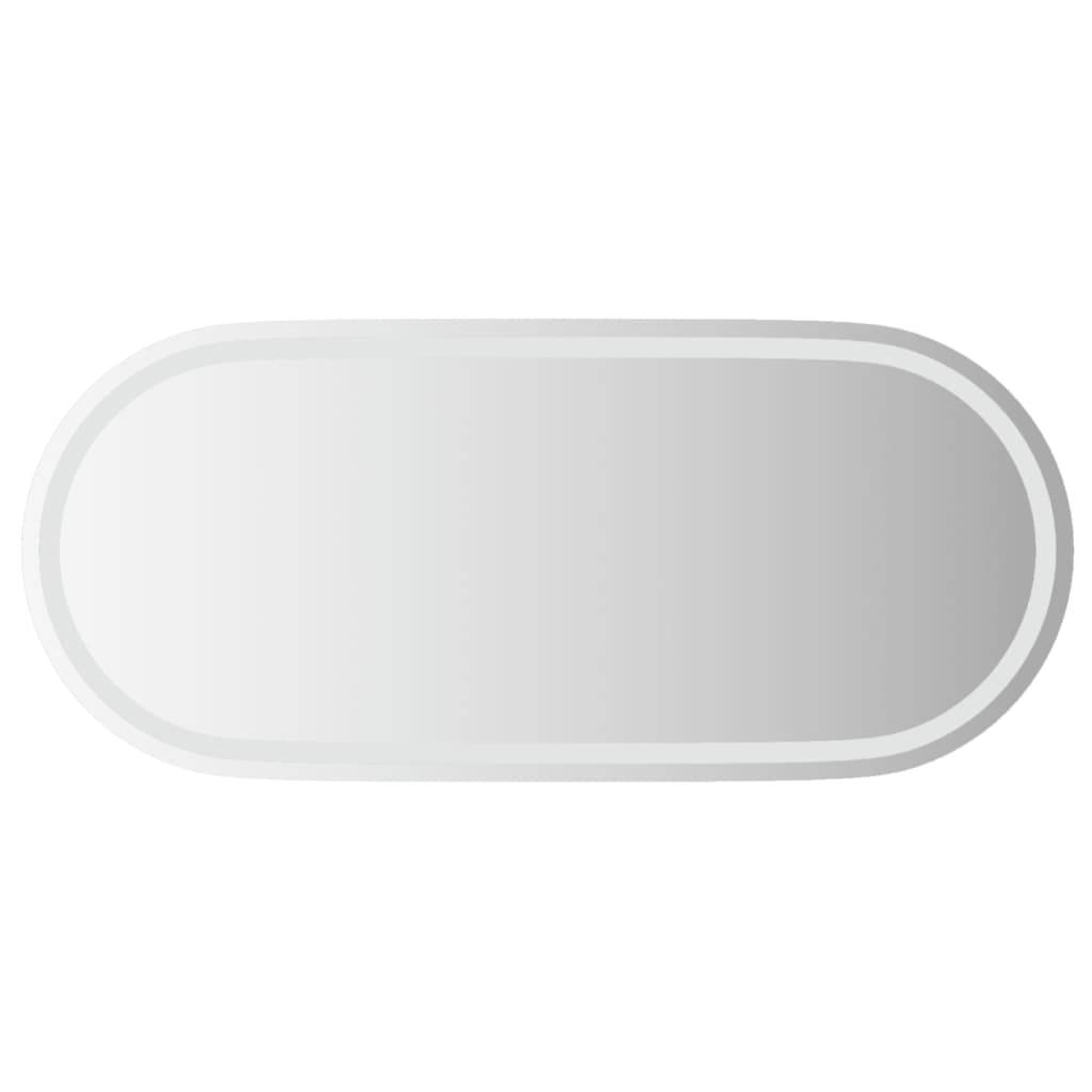 vidaXL LED-Badspiegel 100x45 cm Oval