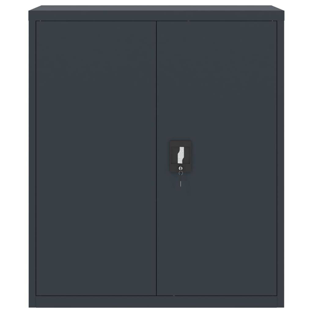 vidaXL Aktenschrank Anthrazit 90x40x105 cm Stahl