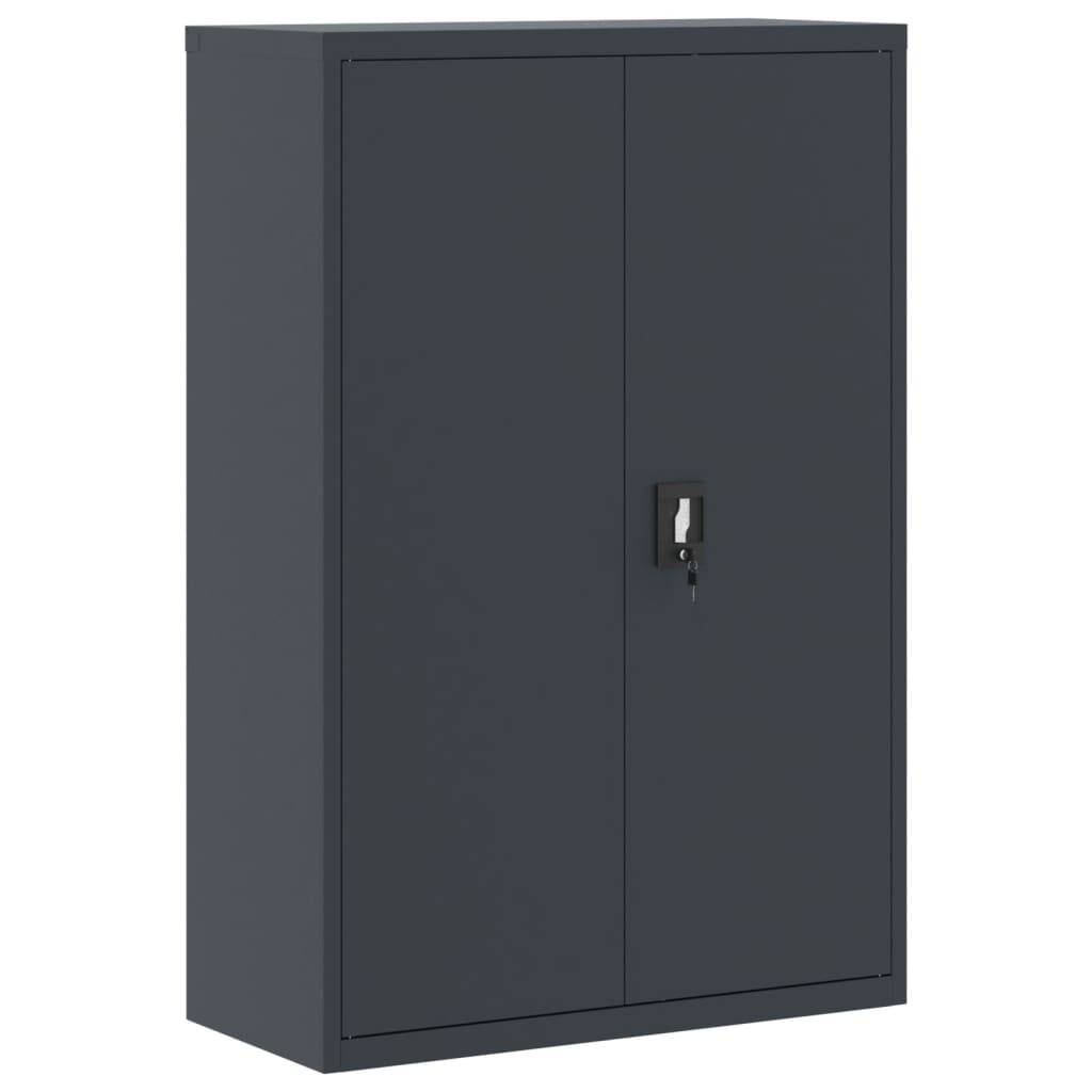 vidaXL Aktenschrank Anthrazit 90x40x140 cm Stahl