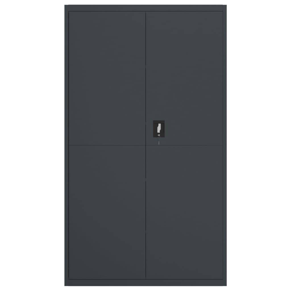 vidaXL Aktenschrank Anthrazit 105x40x180 cm Stahl