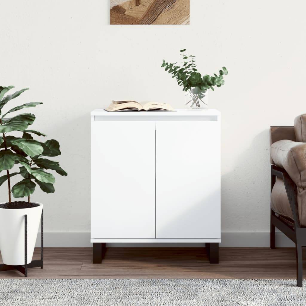 vidaXL Sideboard Weiß 60x35x70 cm Holzwerkstoff