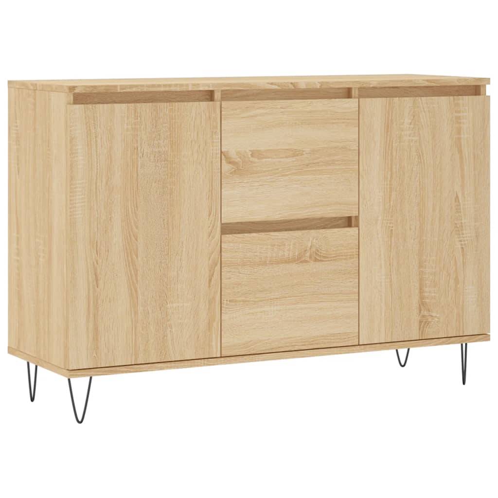 vidaXL Sideboard Sonoma-Eiche 104x35x70 cm Holzwerkstoff