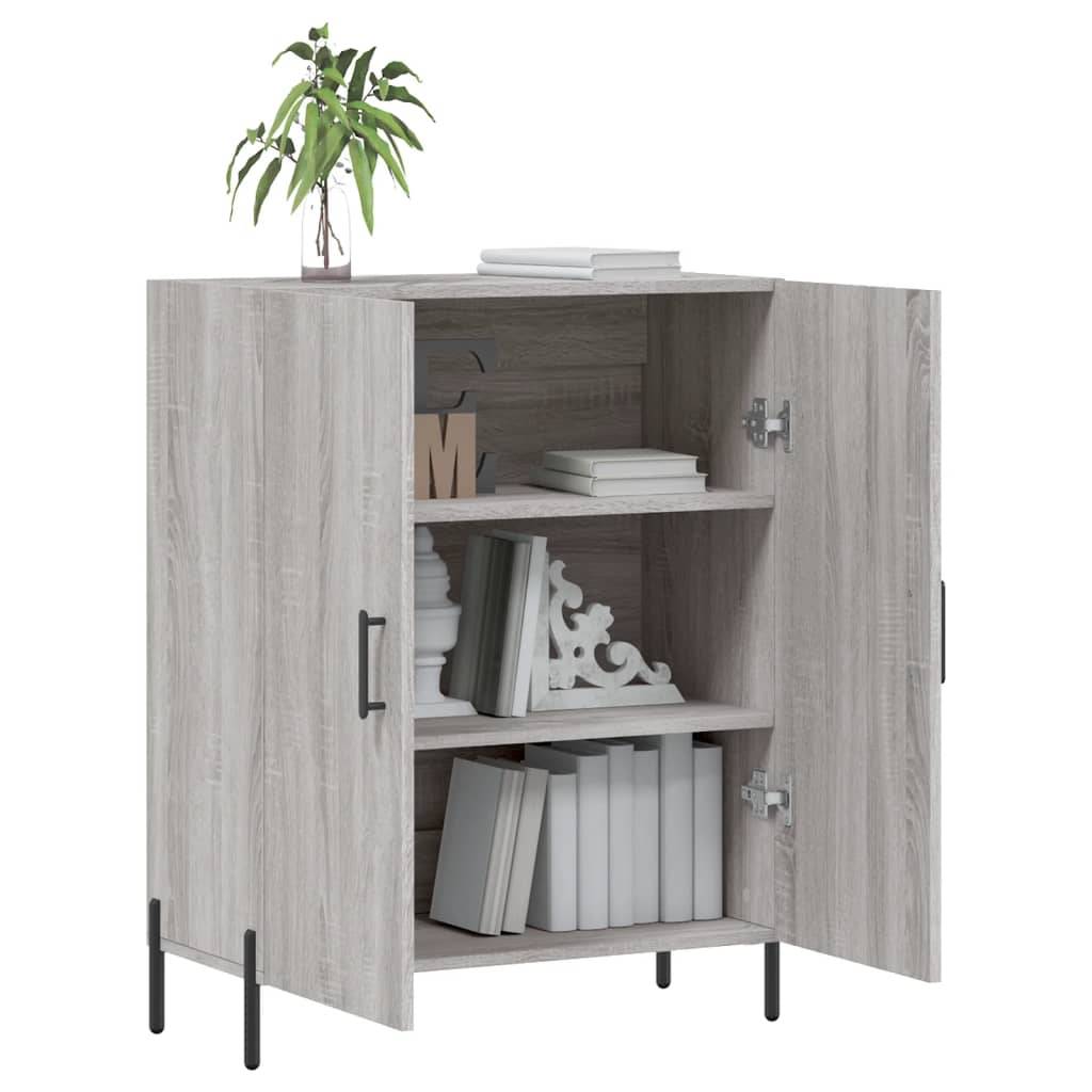 vidaXL Sideboard Grau Sonoma 69,5x34x90 cm Holzwerkstoff