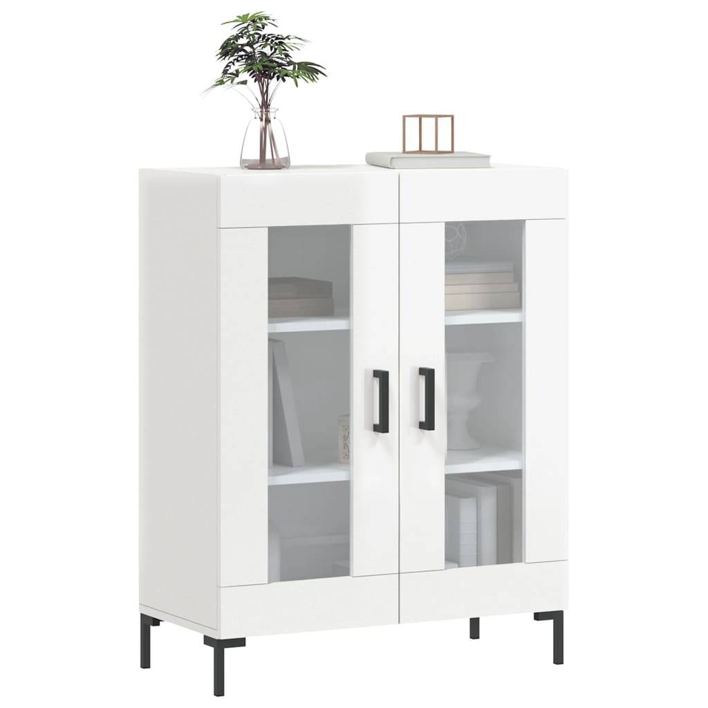 vidaXL Sideboard Hochglanz-Weiß 69,5x34x90 cm Holzwerkstoff