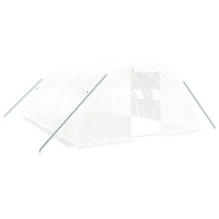 vidaXL Gewächshaus mit Stahlrahmen Weiß 24 m² 6x4x2 m vidaXL Gewächshaus mit Stahlrahmen Weiß 24 m² 6x4x2 m