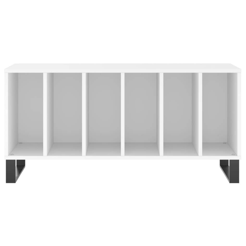 vidaXL Plattenschrank Weiß 100x38x48 cm Holzwerkstoff