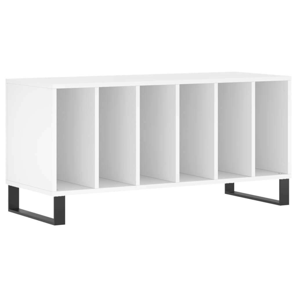 vidaXL Plattenschrank Weiß 100x38x48 cm Holzwerkstoff