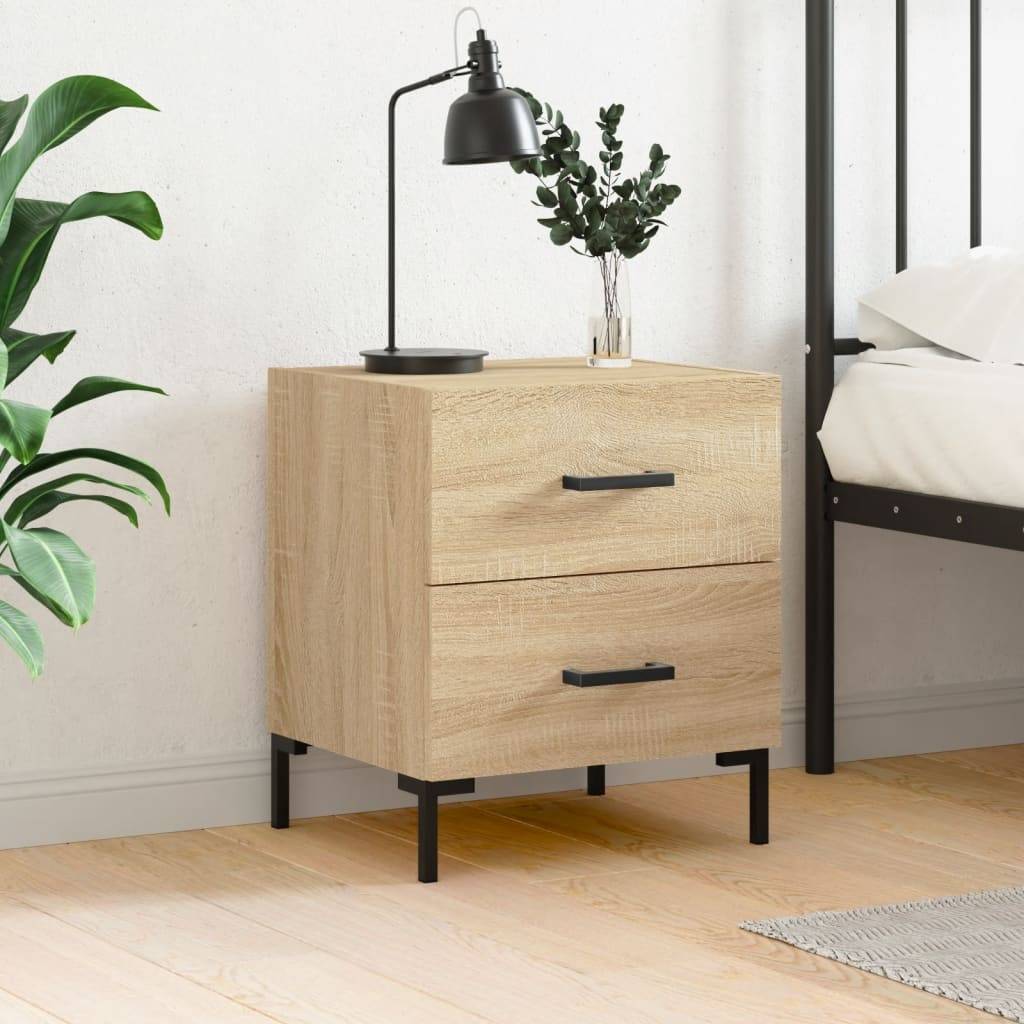 vidaXL Nachttisch Sonoma-Eiche 40x35x47,5 cm Holzwerkstoff