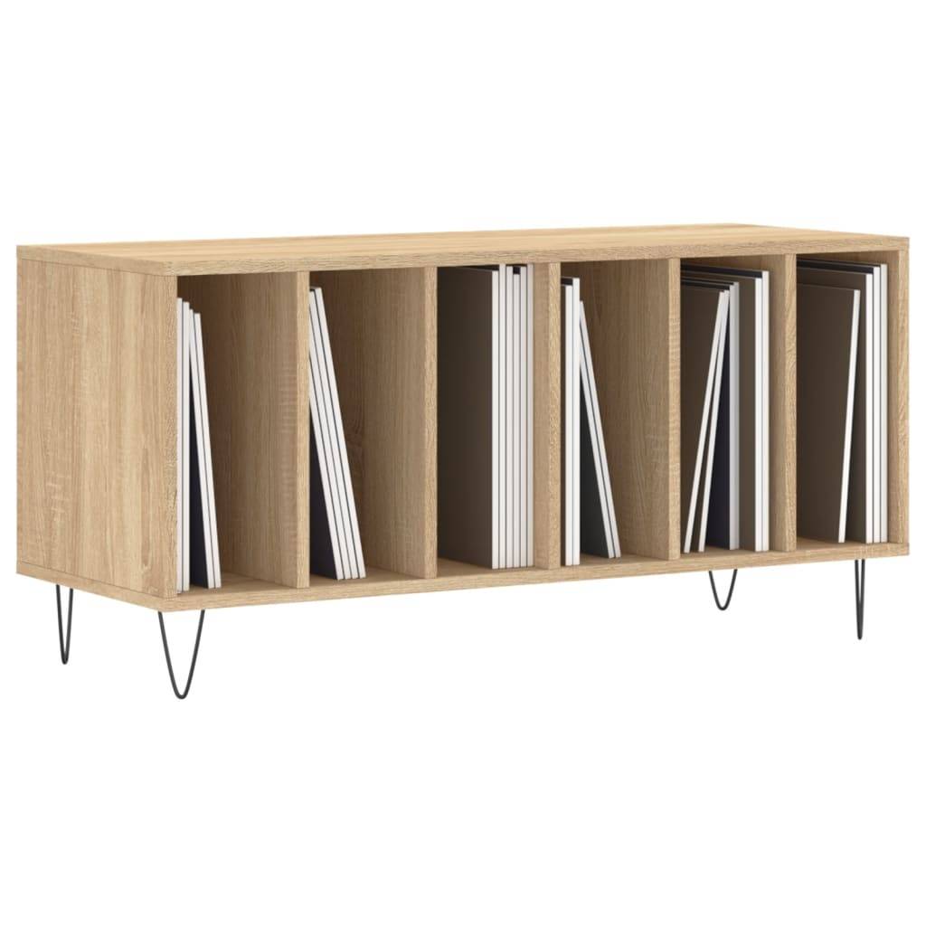 vidaXL Plattenschrank Sonoma-Eiche 100x38x48 cm Holzwerkstoff
