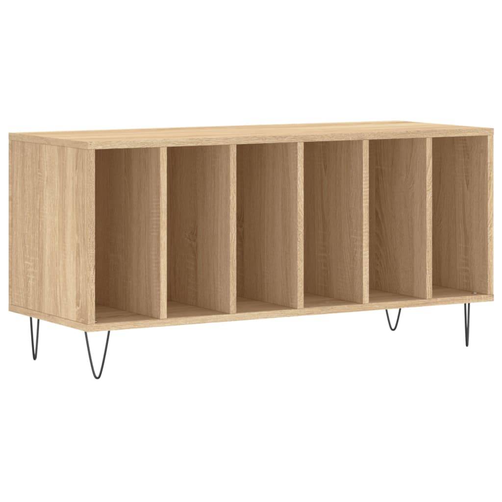 vidaXL Plattenschrank Sonoma-Eiche 100x38x48 cm Holzwerkstoff