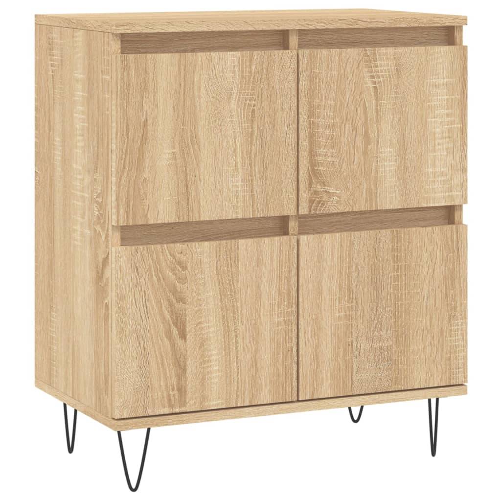 vidaXL Sideboard Sonoma-Eiche 60x35x70 cm Holzwerkstoff