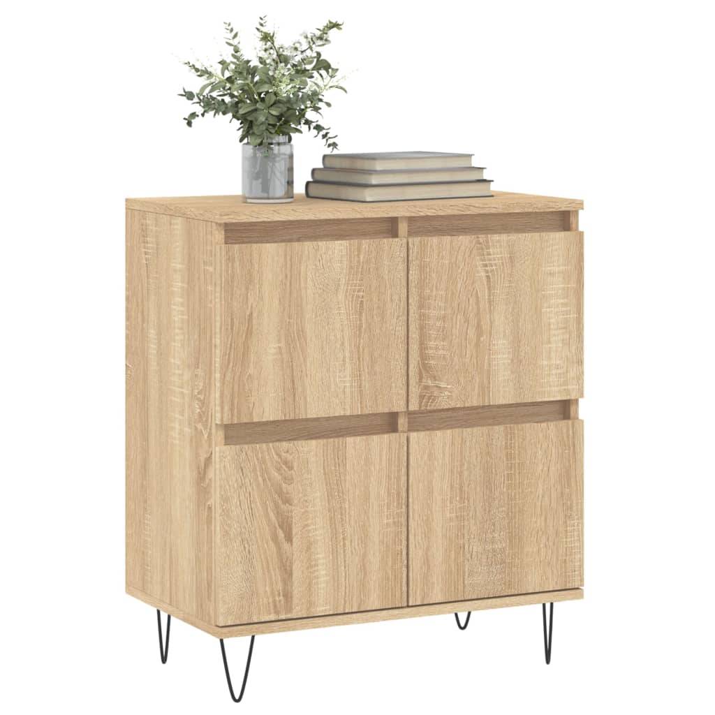 vidaXL Sideboard Sonoma-Eiche 60x35x70 cm Holzwerkstoff