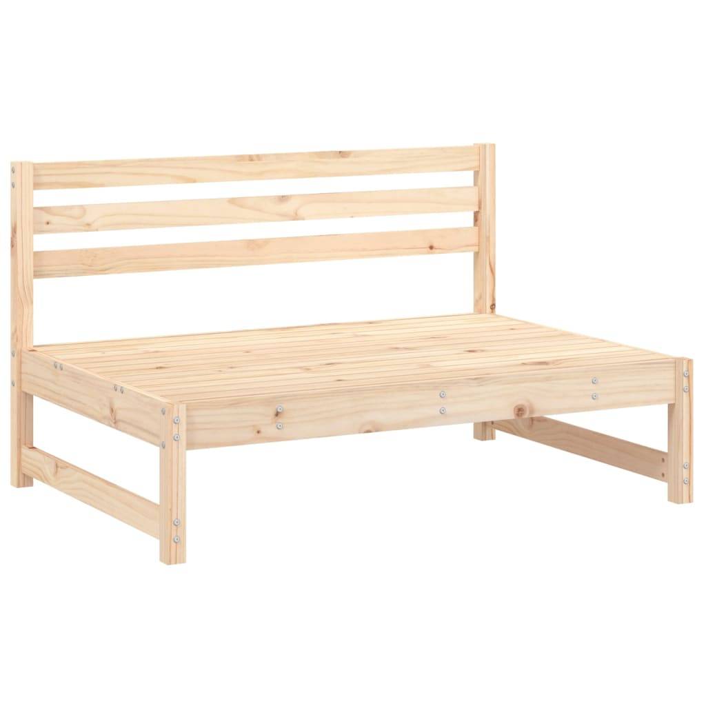 vidaXL Mittelsofa 120x80 cm Massivholz Kiefer