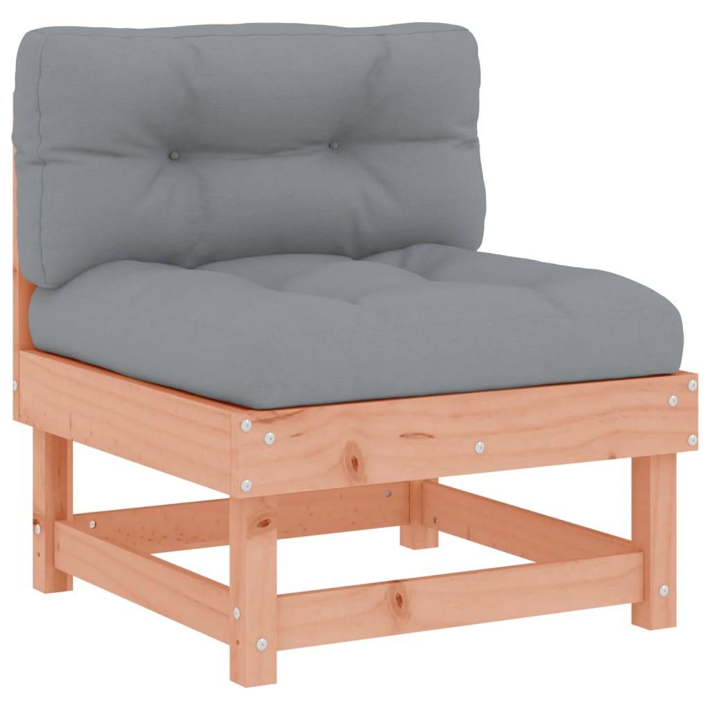 vidaXL Mittelsofas mit Kissen 2 Stk. Massivholz Douglasie