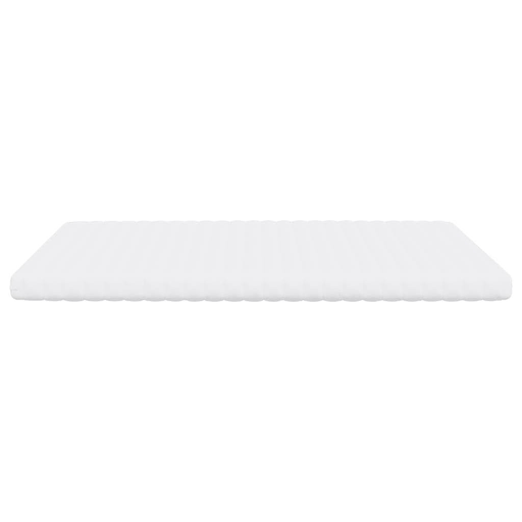 vidaXL Schaumstoffmatratze Weiß 160x200 cm 7-Zonen Härtegrad 20 ILD