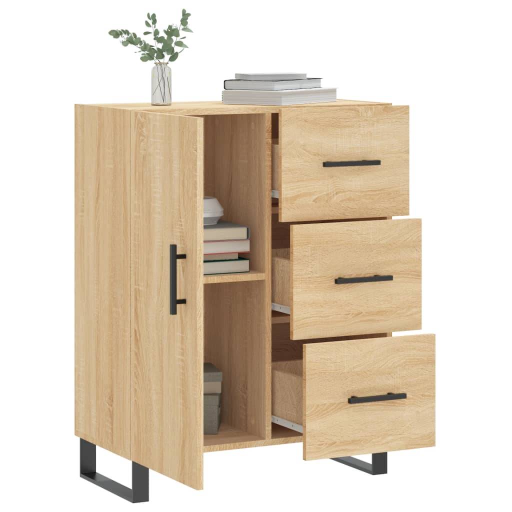 vidaXL Sideboard Sonoma-Eiche 69,5x34x90 cm Holzwerkstoff