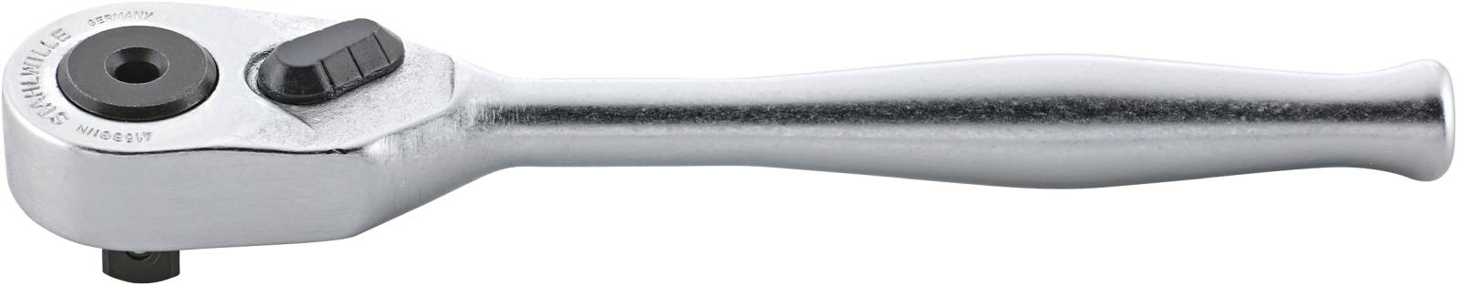 Feinzahnknarre 1/4" RSW.4.5° L.115mm Ganzstahl