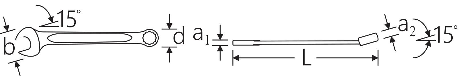 Ringmaulschlüssel OPEN BOX SW 9/32" L.112mm