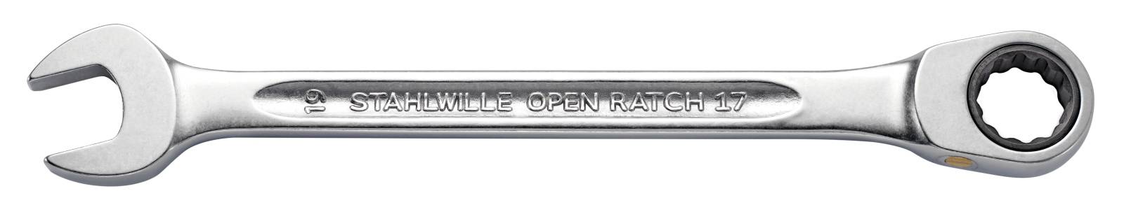 Ratschenringmaulschlüssel OPEN RATCH SW 18mm L.240mm