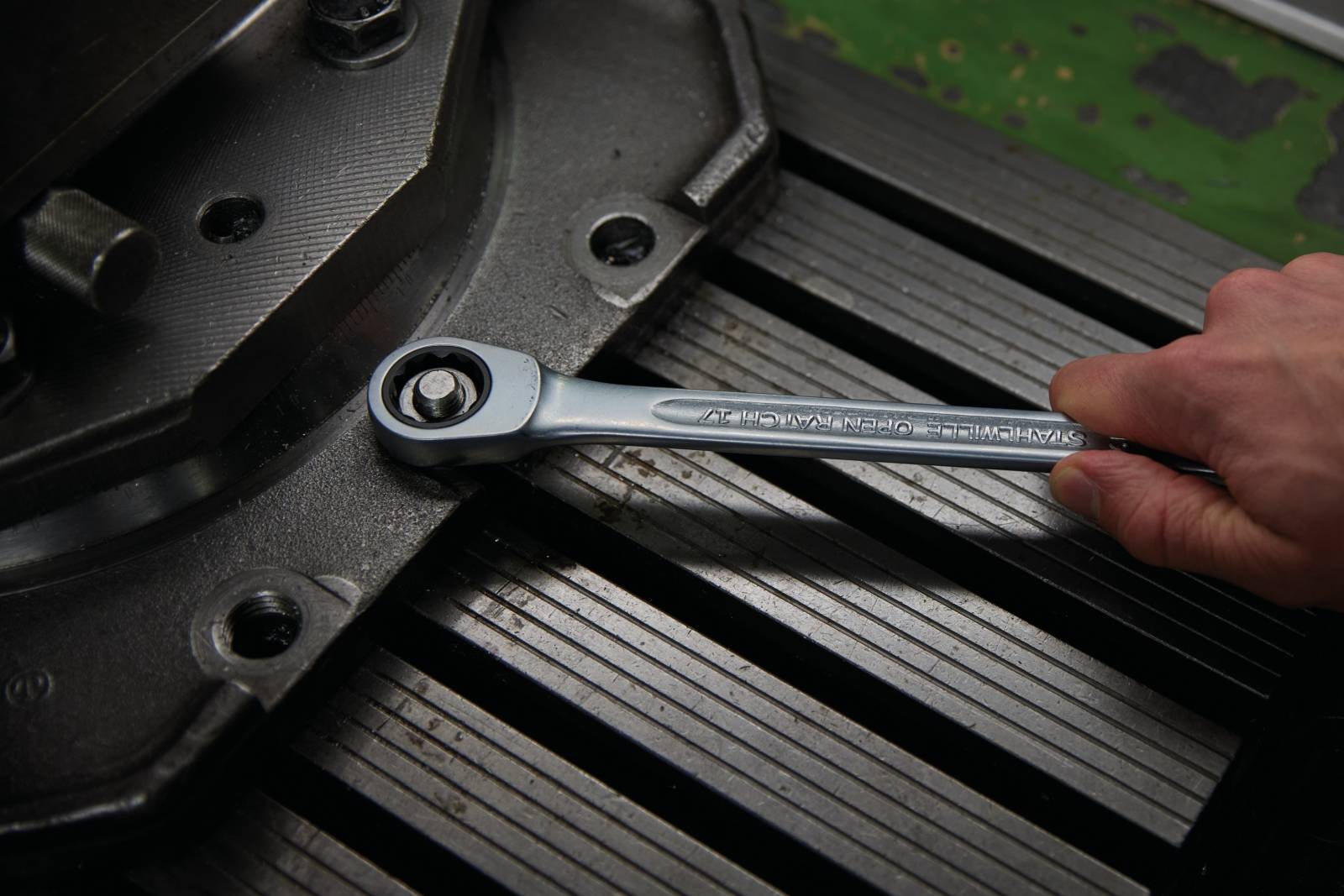 Ratschenringmaulschlüssel OPEN RATCH SW 9mm L.150mm