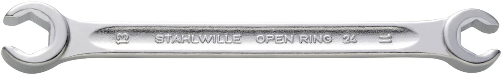 Doppelringschlüssel offen abgew. OPEN RING SW 9 x 11mm L.150mm