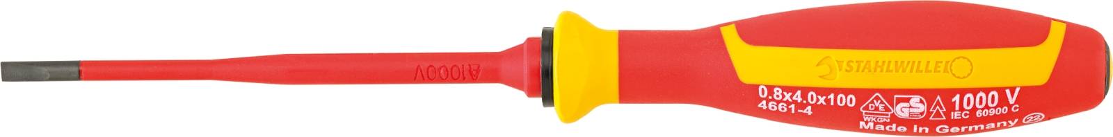 VDE-Schlitzschraubendreher L.100mm x B. 25mm