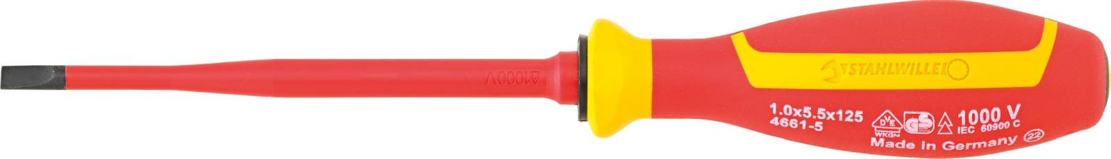 VDE-Schlitzschraubendreher L.125mm x B. 34mm