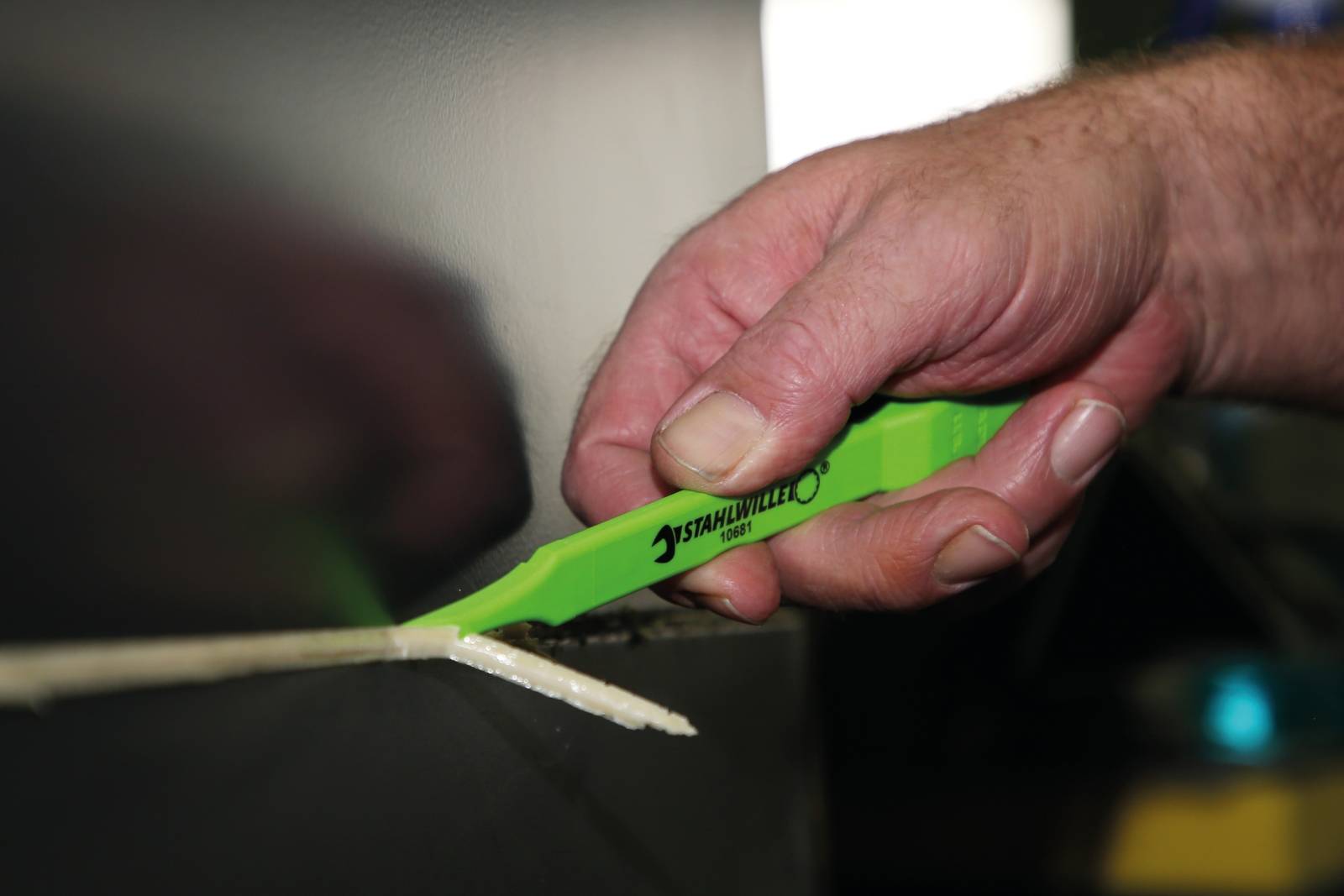 Kunststoffschaber Klinge breit