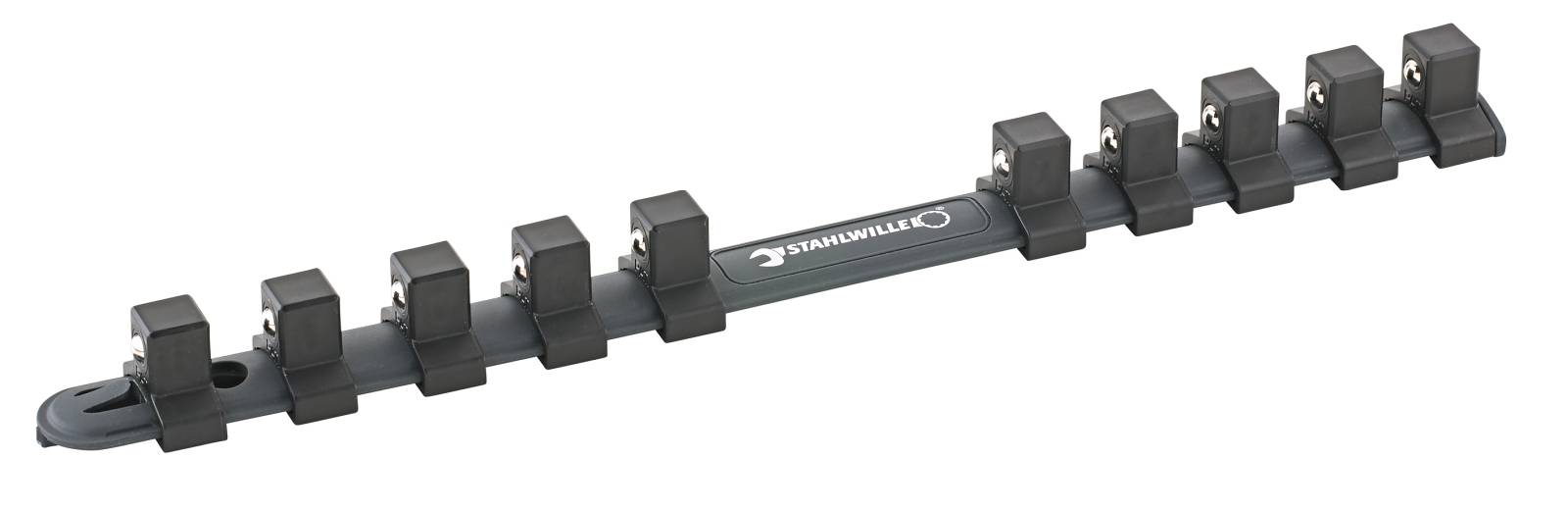 Steckschlüsselleiste 10 Halteklammern L.255 mm