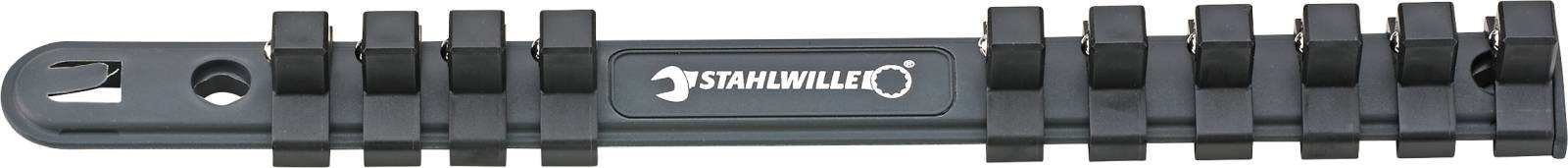 Steckschlüsselleiste 10 Halteklammern L.255 mm