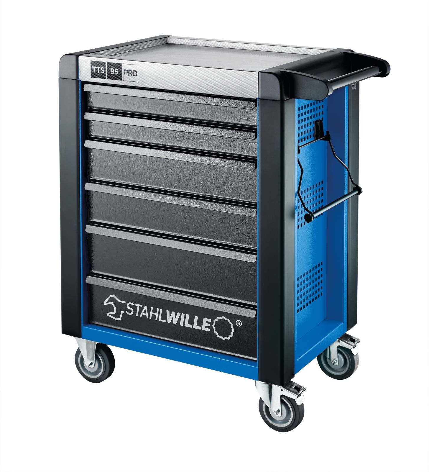 Werkstattwagen 95/6 PRO 6 Schubl. 720 x 496 x 863 mm blau, RAL 270 30 35
