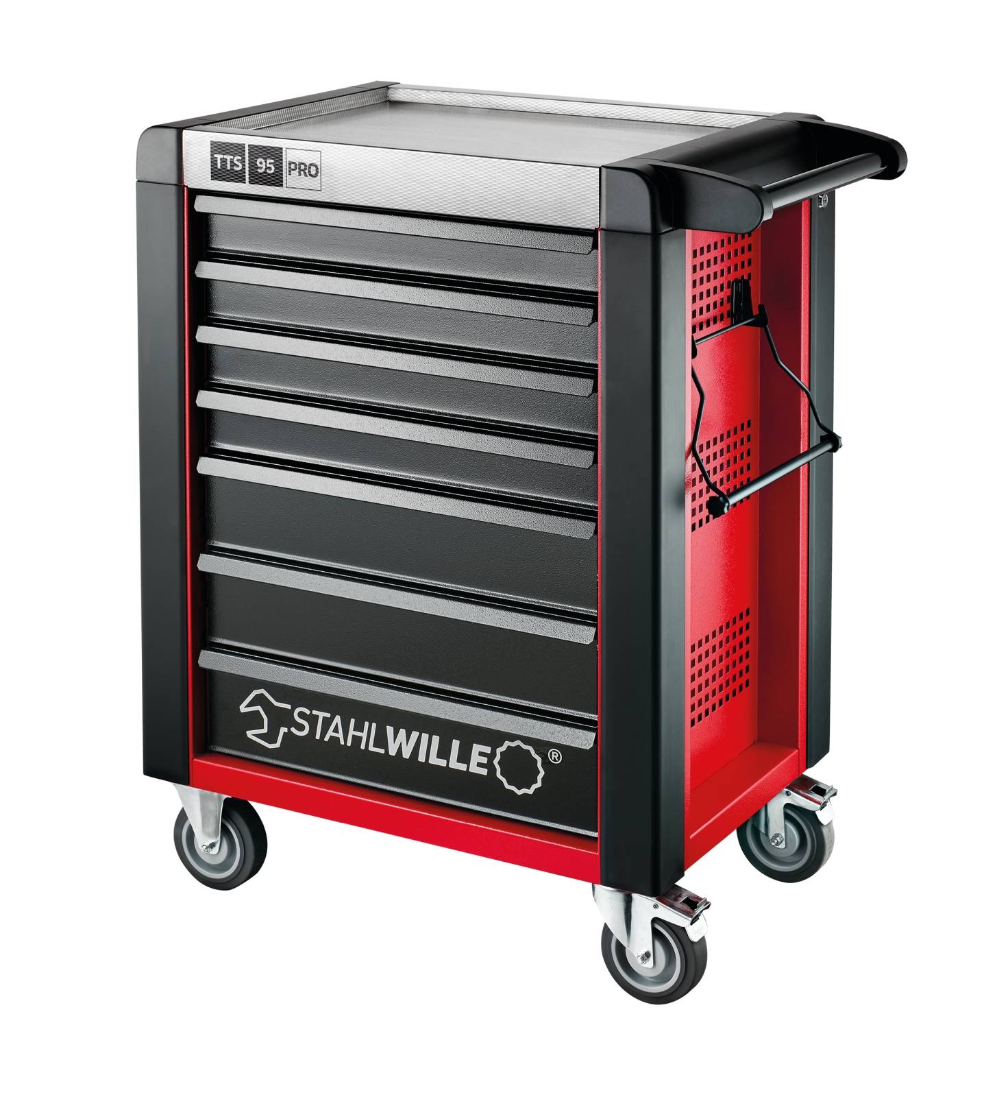 Werkstattwagen 95/7 PRO 7 Schubl. 720 x 496 x 863 mm rot, RAL 3020