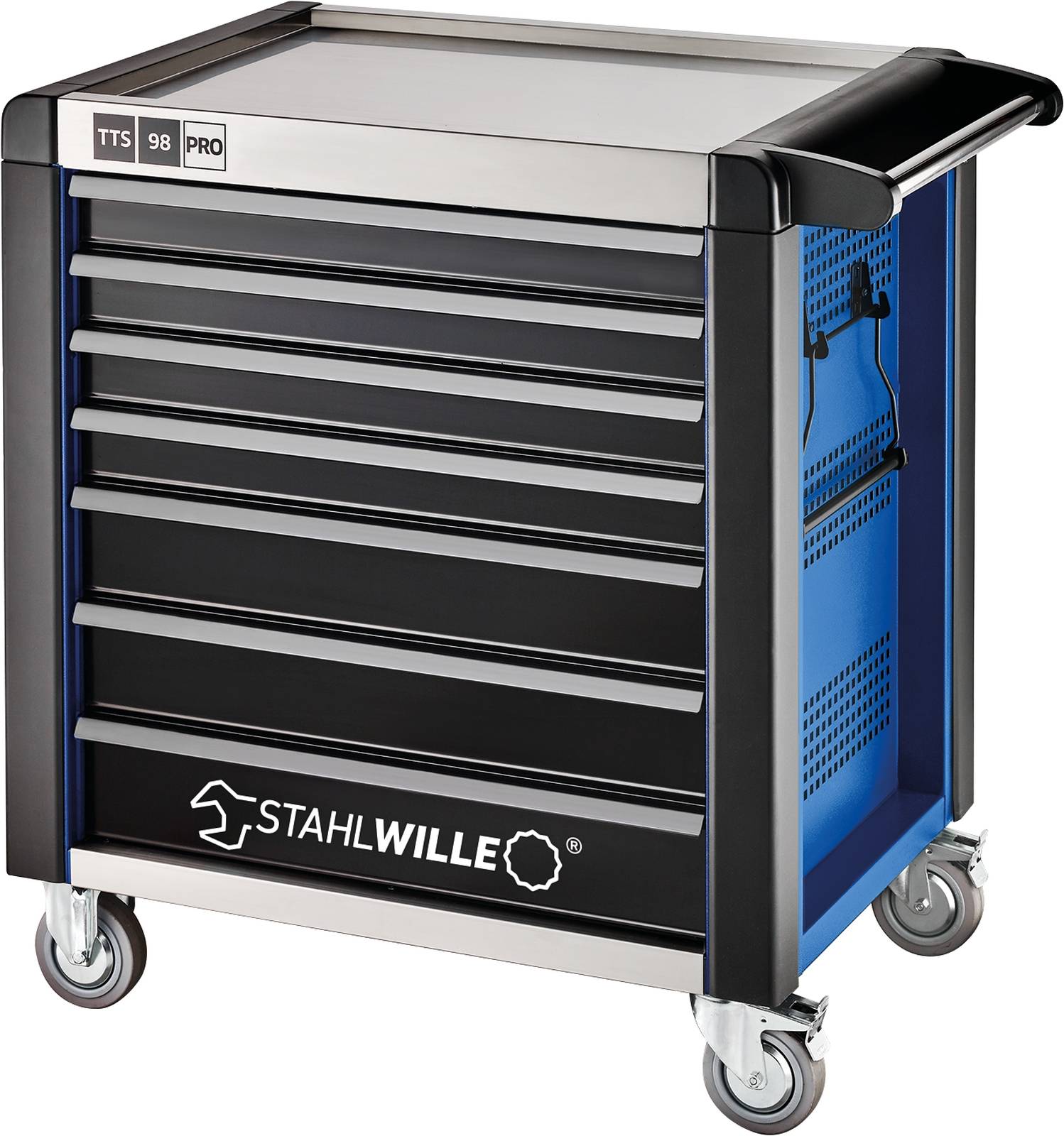 Werkstattwagen 98/7 PRO 7 Schubl. 890 x 650 x 865 mm blau, RAL 2703035